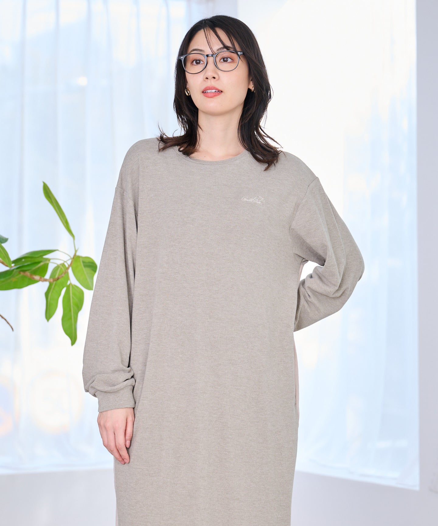 Arnold Palmer マシュマロ天竺 ドッキングワンピース